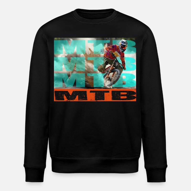 Vélo VTT - Sweat bio ROLLER Stanley/Stella Unisexe - noir