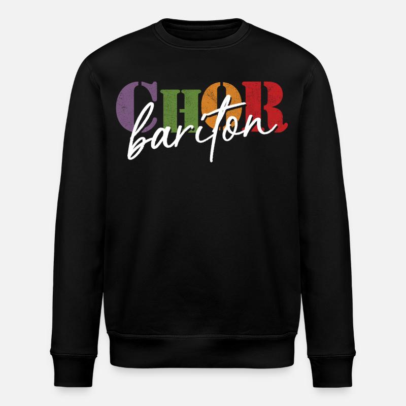 Choir Baritone - Stanley/Stella ROLLER Unisex Organic Sweatshirt - black