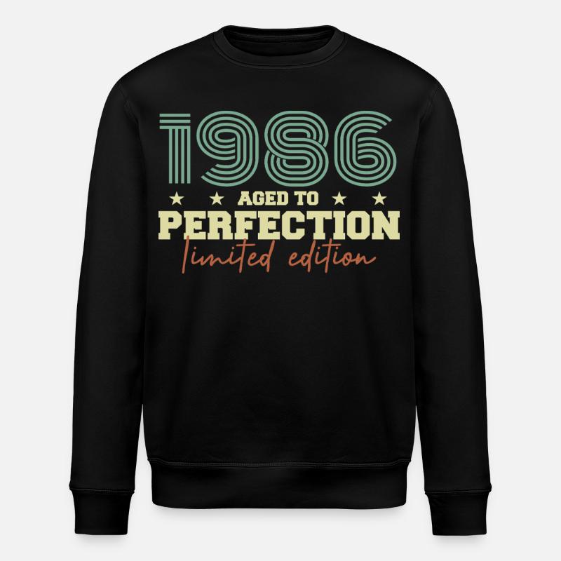 1986 - Stanley/Stella Unisex Bio-Sweatshirt ROLLER - Schwarz