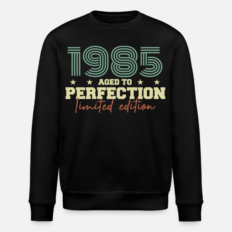 1985 - Stanley/Stella Unisex Bio-Sweatshirt ROLLER - Schwarz