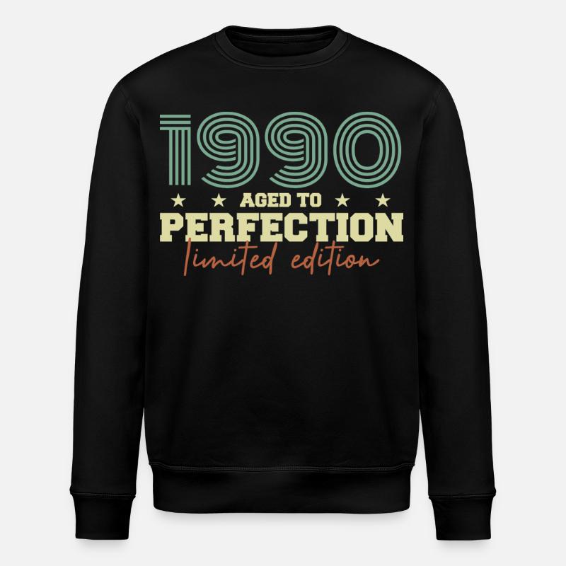 1990 - Stanley/Stella Unisex Bio-Sweatshirt ROLLER - Schwarz