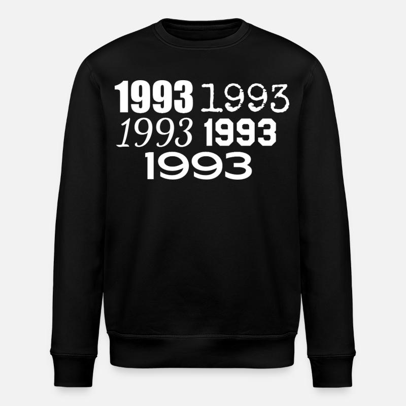 1993 - Sweat bio ROLLER Stanley/Stella Unisexe - noir