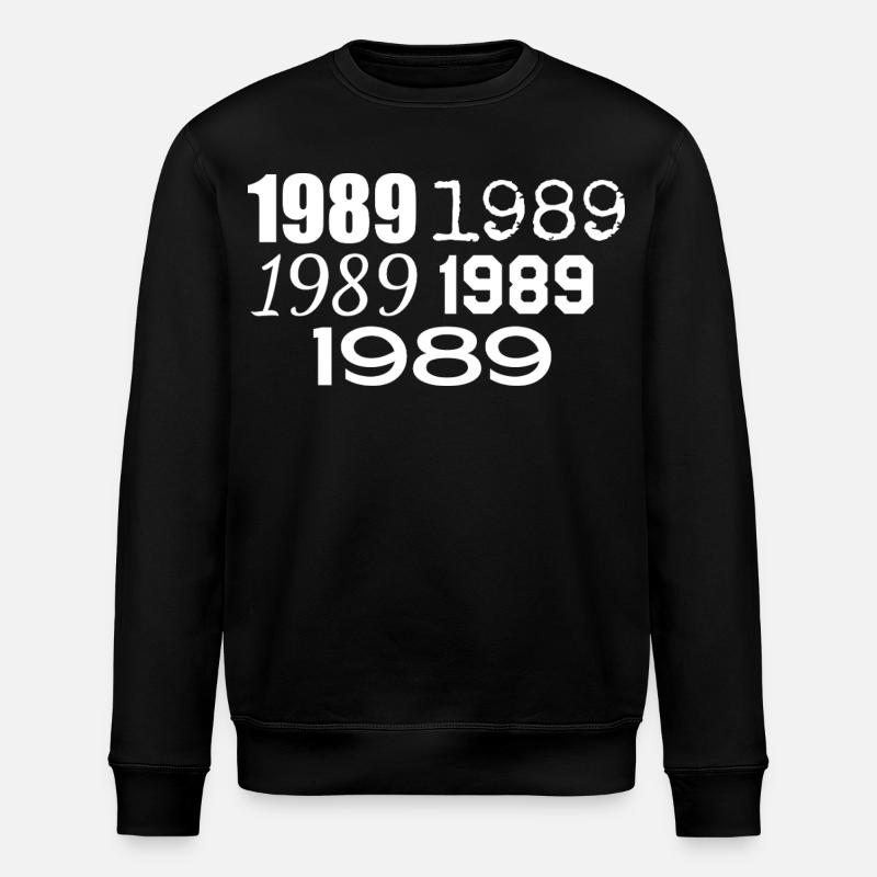 1989 - Sweat bio ROLLER Stanley/Stella Unisexe - noir