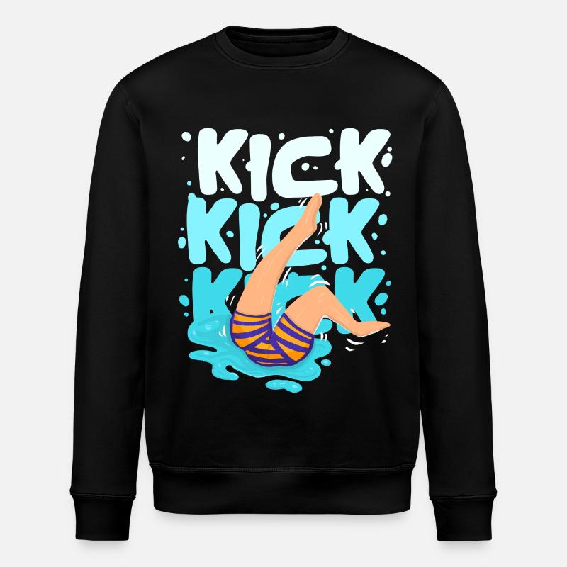 Moniteur de natation - Sweat bio ROLLER Stanley/Stella Unisexe - noir