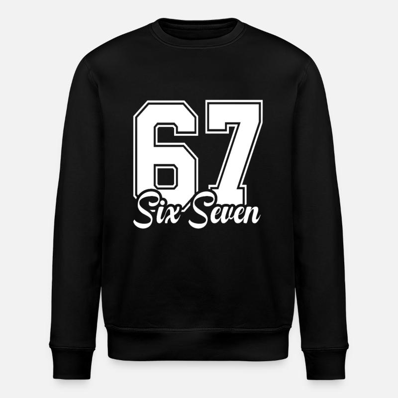 67 - Six Seven  6-7 SixSeven - Stanley/Stella Unisex Bio-Sweatshirt ROLLER - Schwarz