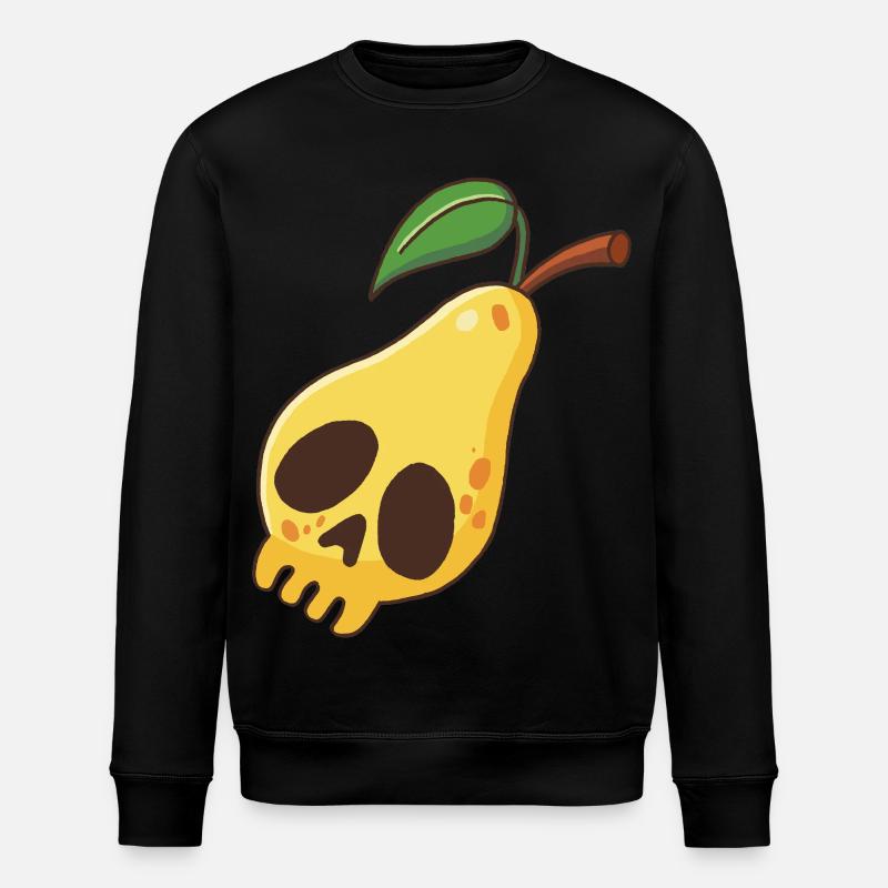 Birnenschädel - Stanley/Stella Unisex Bio-Sweatshirt ROLLER - Schwarz