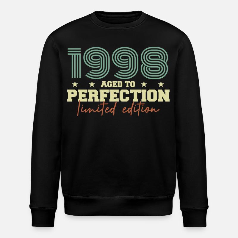 1998 - Stanley/Stella Unisex Bio-Sweatshirt ROLLER - Schwarz