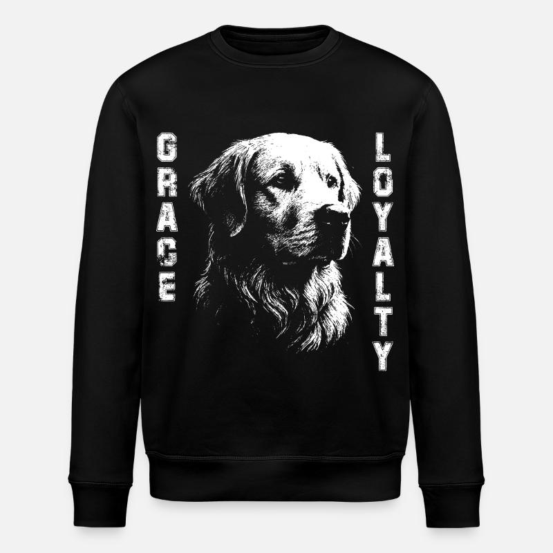 Golden Retriever design stylé - Sweat bio ROLLER Stanley/Stella Unisexe - noir