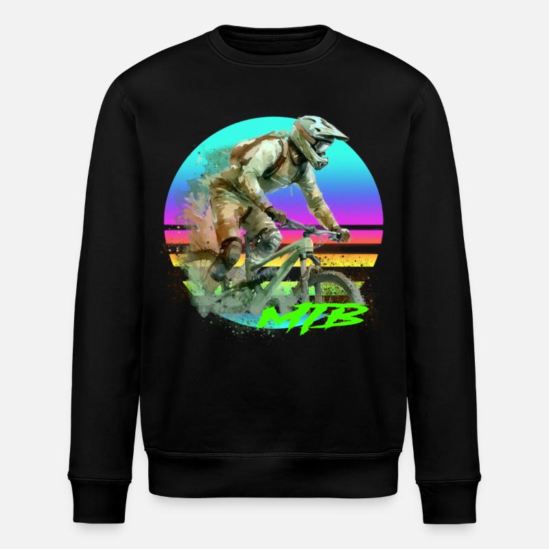 VTT - Sweat bio ROLLER Stanley/Stella Unisexe - noir