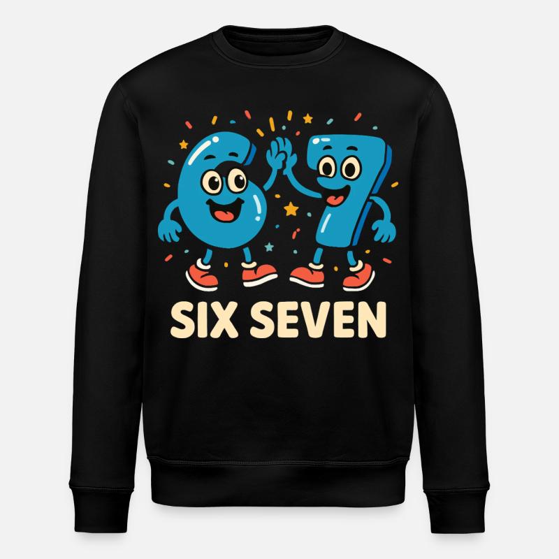 67 Six Sept 6-7 - Sweat bio ROLLER Stanley/Stella Unisexe - noir