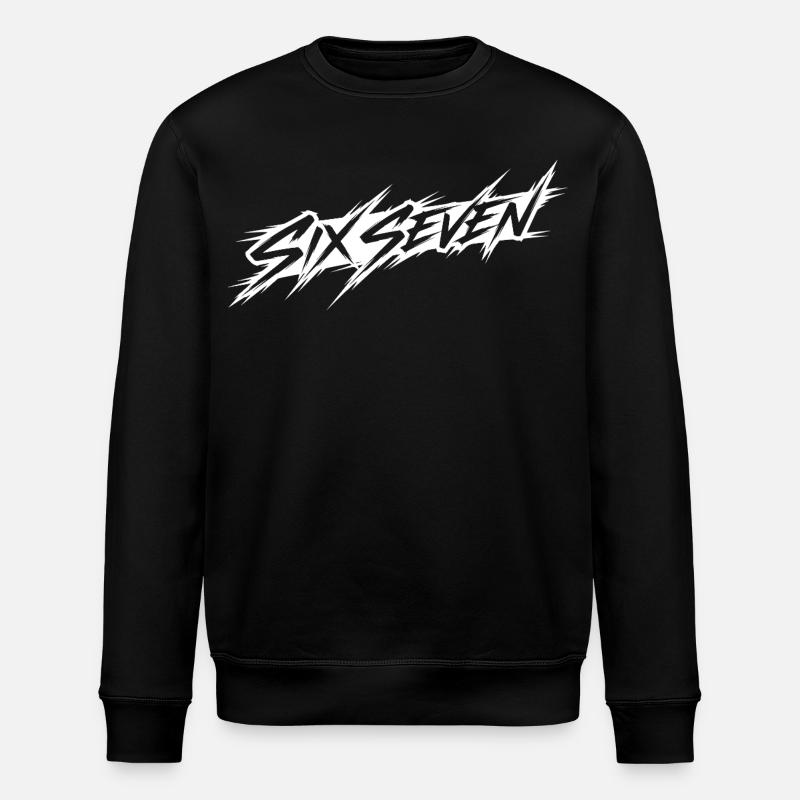 Six seven - Stanley/Stella Unisex Bio-Sweatshirt ROLLER - Schwarz