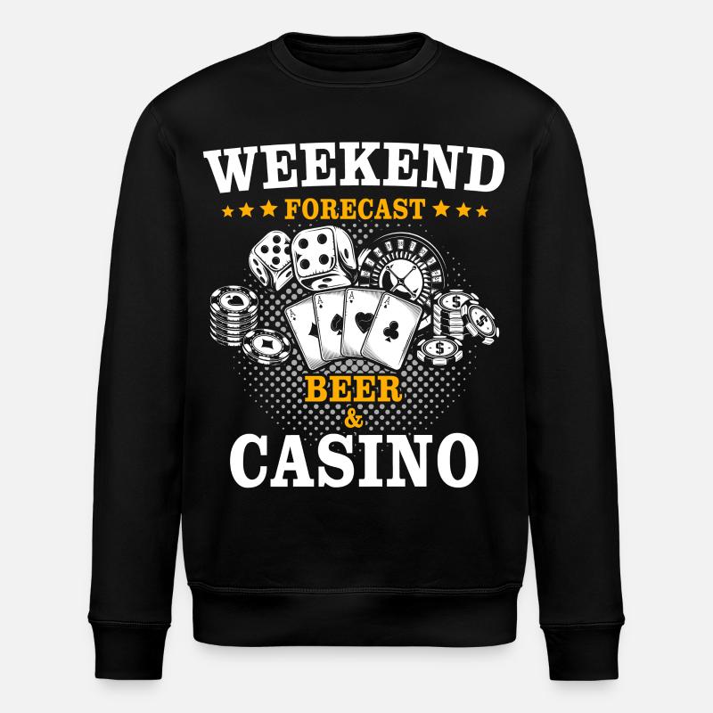 Joueurs de casino casino - Sweat bio ROLLER Stanley/Stella Unisexe - noir