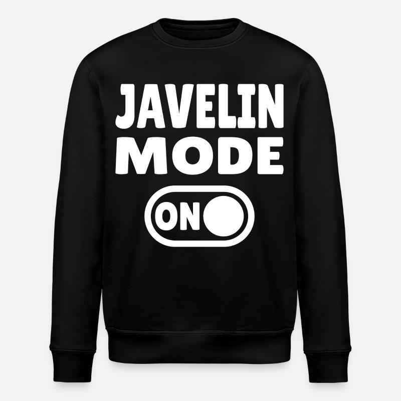 Javelin Mode ON - Javelin Throw - Stanley/Stella ROLLER Unisex Organic Sweatshirt - black