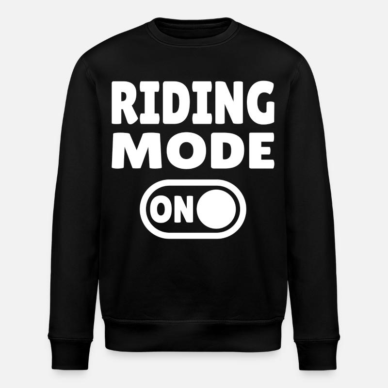 Riding Mode ON – Reitsport - Stanley/Stella Unisex Bio-Sweatshirt ROLLER - Schwarz