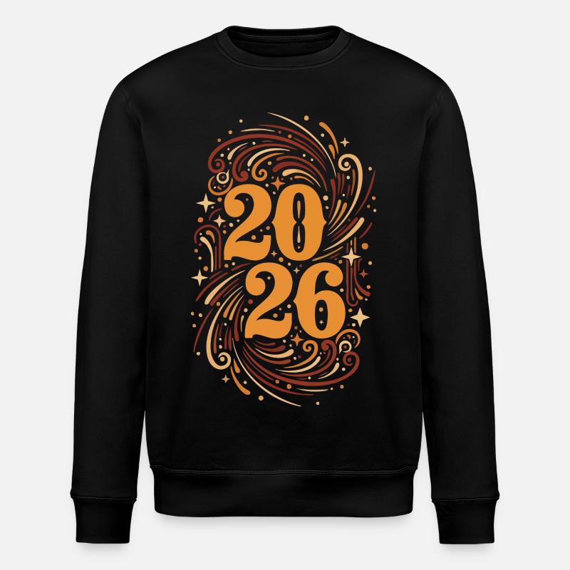 Silvester-Feier 2026 - Stanley/Stella Unisex Bio-Sweatshirt ROLLER - Schwarz