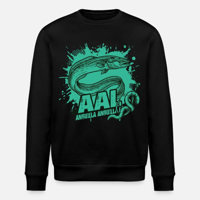 Aal – Der Jäger der Nacht - Stanley/Stella Unisex Bio-Sweatshirt ROLLER - Schwarz