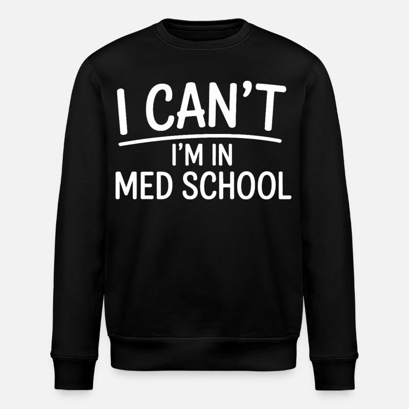 Medizinstudium Spruch Grafik - Stanley/Stella Unisex Bio-Sweatshirt ROLLER - Schwarz