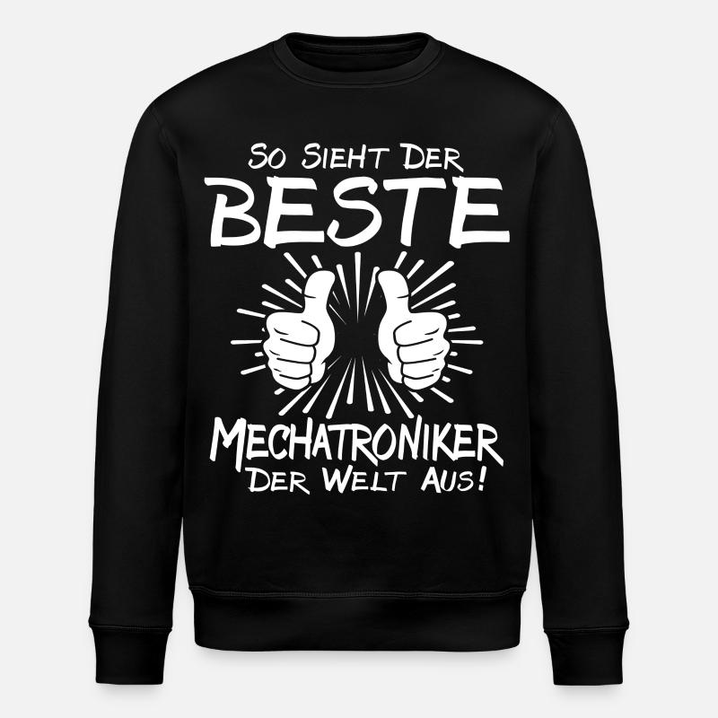 Bester Mechatroniker - Stanley/Stella Unisex Bio-Sweatshirt ROLLER - Schwarz