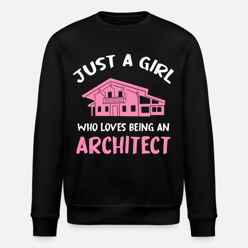Juste une architecte - Sweat bio ROLLER Stanley/Stella Unisexe - noir