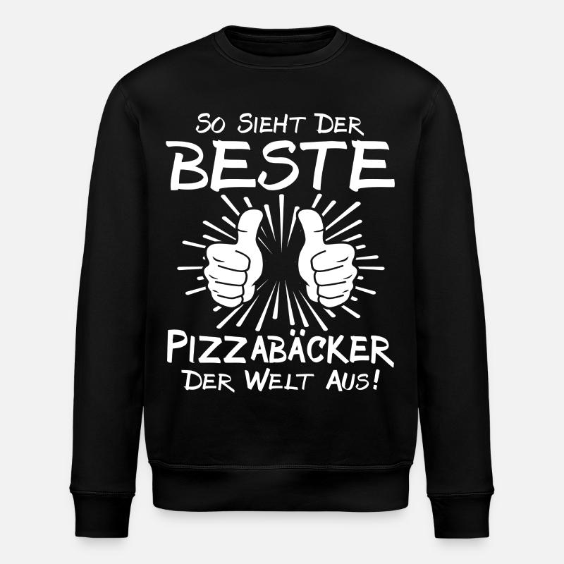 Best Pizza Maker - Stanley/Stella ROLLER Unisex Organic Sweatshirt - black