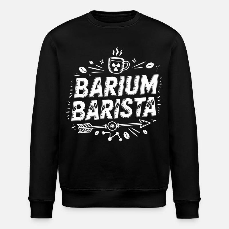 Barium Barista Kaffeewissenschaft Logo - Stanley/Stella Unisex Bio-Sweatshirt ROLLER - Schwarz