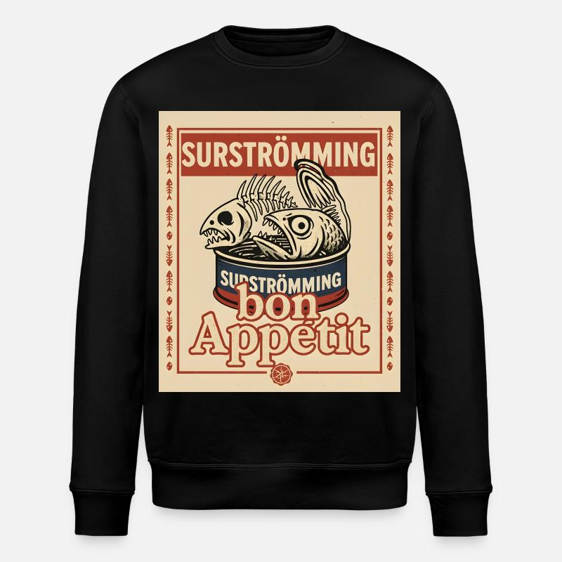 Surströmming Défi Audacieux - Sweat bio ROLLER Stanley/Stella Unisexe - noir