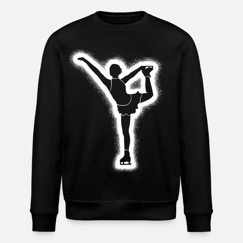 Eiskunstläuferin Eislaufen Mädchen Eiskunstlauf - Stanley/Stella ROLLER Unisex Organic Sweatshirt - black