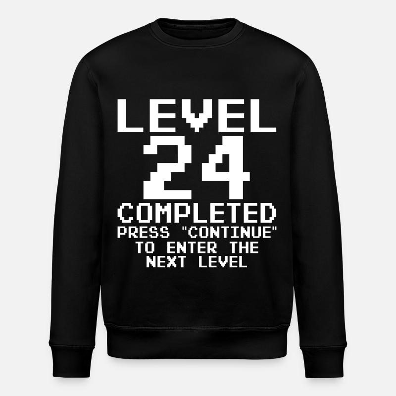 Niveau 24 terminé – Pixel Retro - Sweat bio ROLLER Stanley/Stella Unisexe - noir