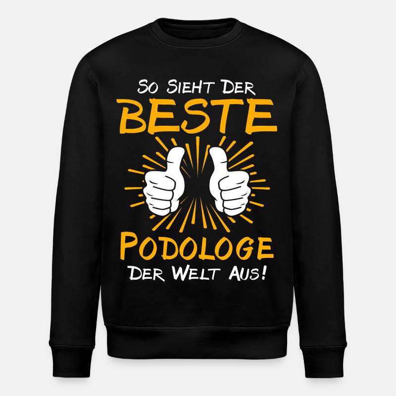 Idée de cadeau pour podiatre - Sweat bio ROLLER Stanley/Stella Unisexe - noir