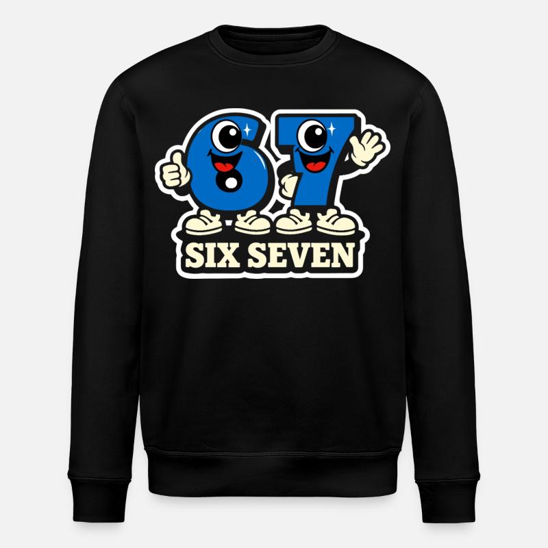 67 Six Seven Italian Meme - Sweat bio ROLLER Stanley/Stella Unisexe - noir