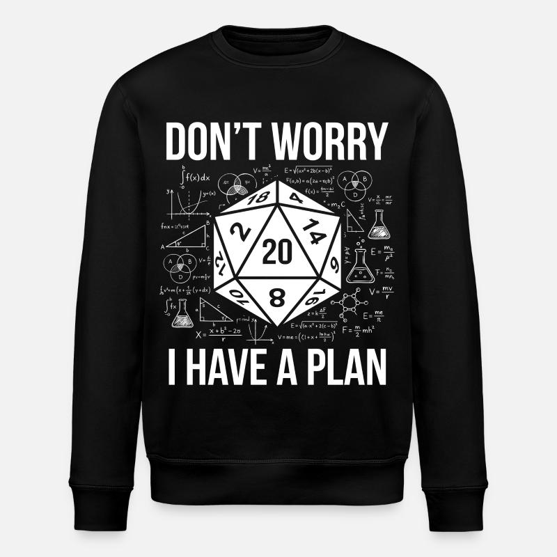 Cube Prison – Fun Tabletop RPG Design - Stanley/Stella ROLLER Unisex Organic Sweatshirt - black