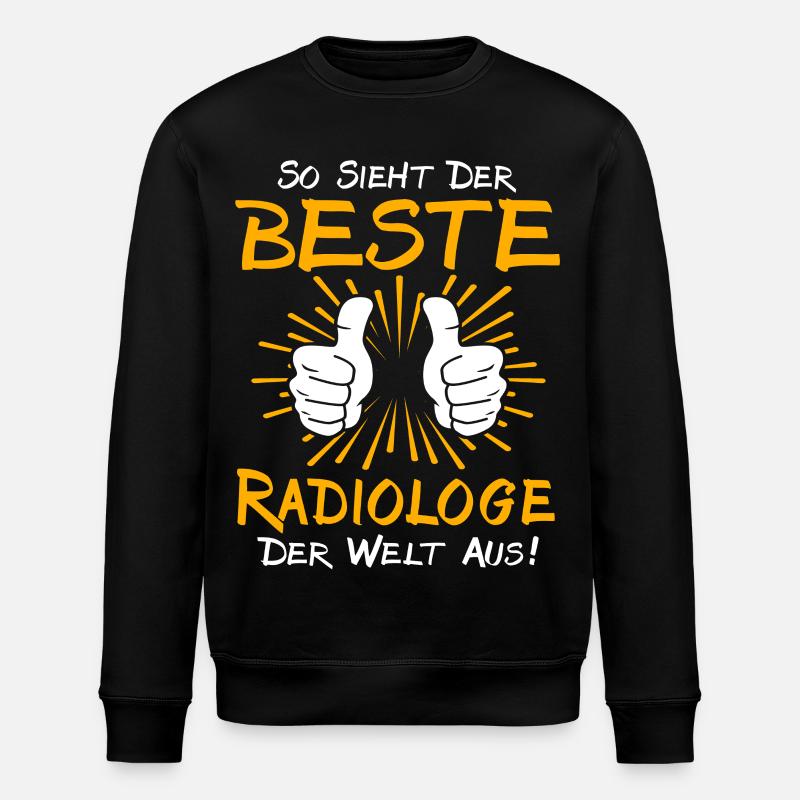 Radiologe Geschenkidee - Stanley/Stella Unisex Bio-Sweatshirt ROLLER - Schwarz