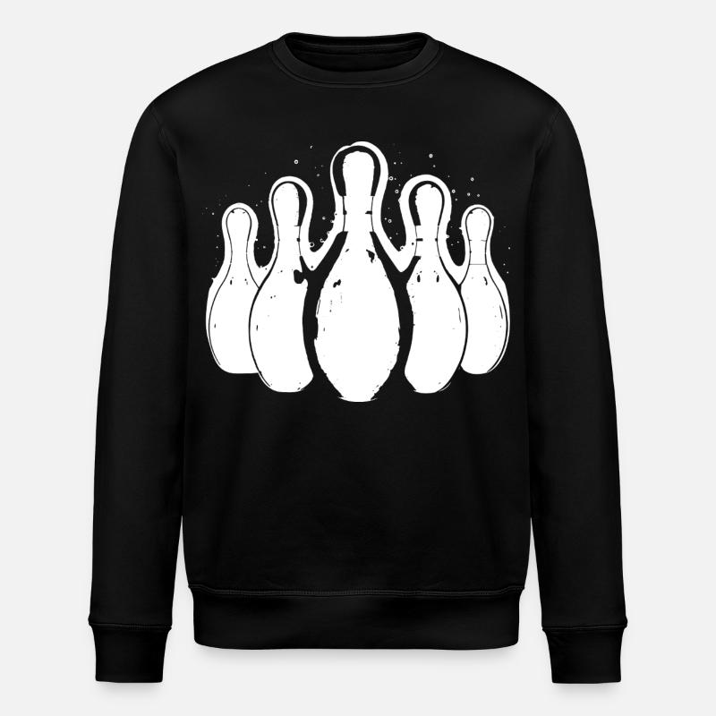 Bowling - Sweat bio ROLLER Stanley/Stella Unisexe - noir