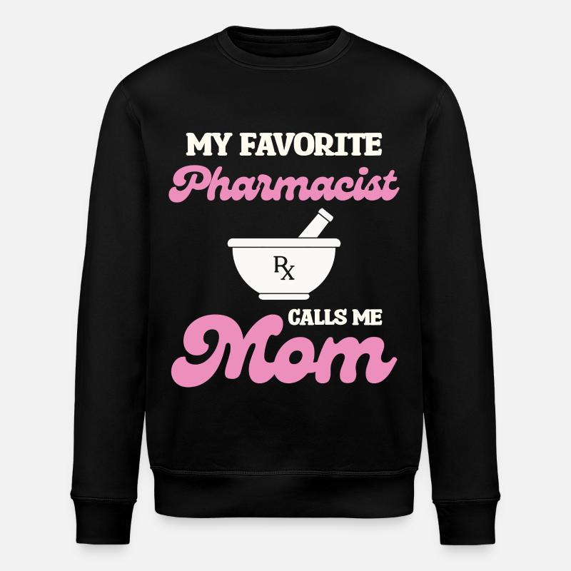 Maman pharmacienne préférée - Sweat bio ROLLER Stanley/Stella Unisexe - noir