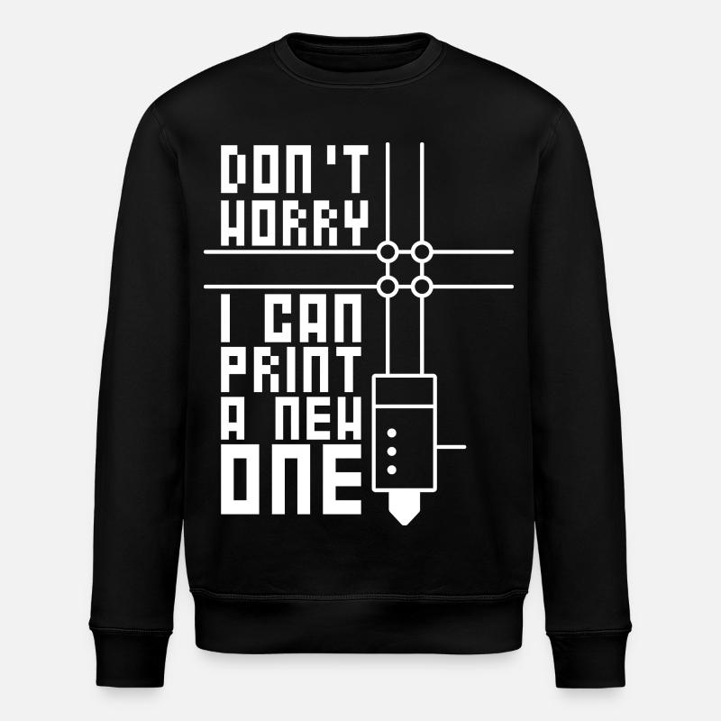Impression 3D filament 3D d'imprimante 3D - Sweat bio ROLLER Stanley/Stella Unisexe - noir