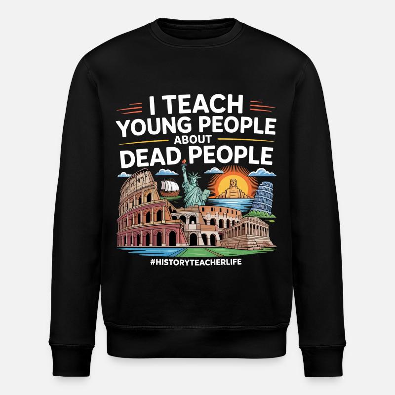 history - Stanley/Stella ROLLER Unisex Organic Sweatshirt - black