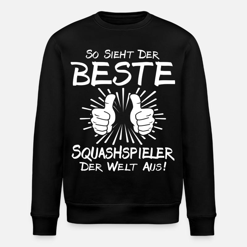 best squash player - Stanley/Stella ROLLER Unisex Organic Sweatshirt - black