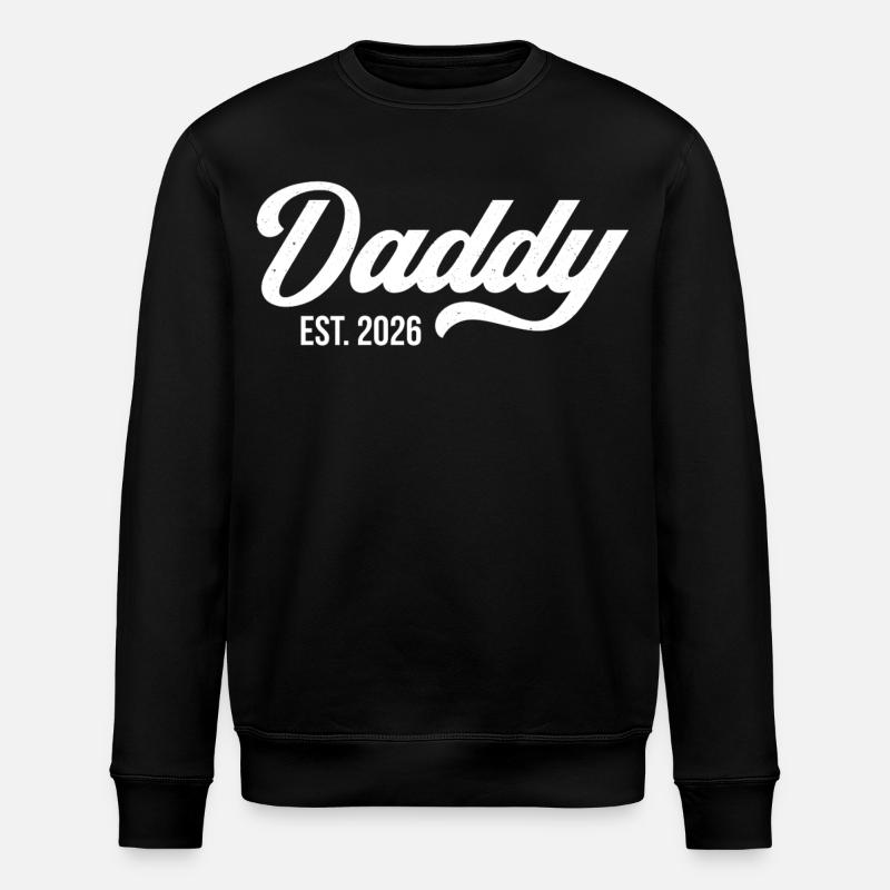 Daddy Est. 2026 - Stanley/Stella ROLLER Unisex Organic Sweatshirt - black