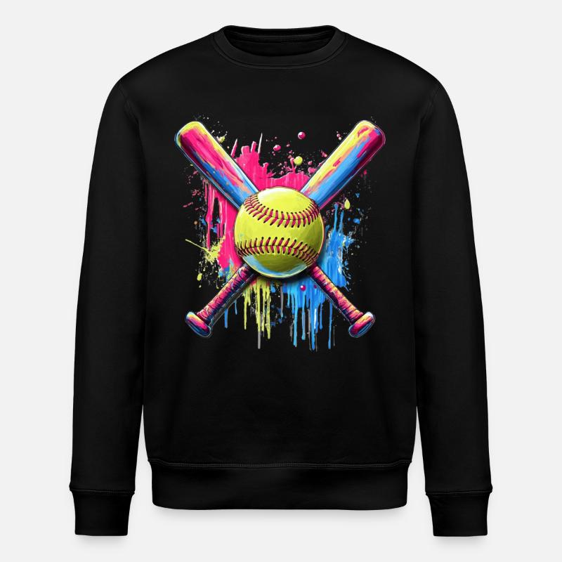 Softball - Sweat bio ROLLER Stanley/Stella Unisexe - noir