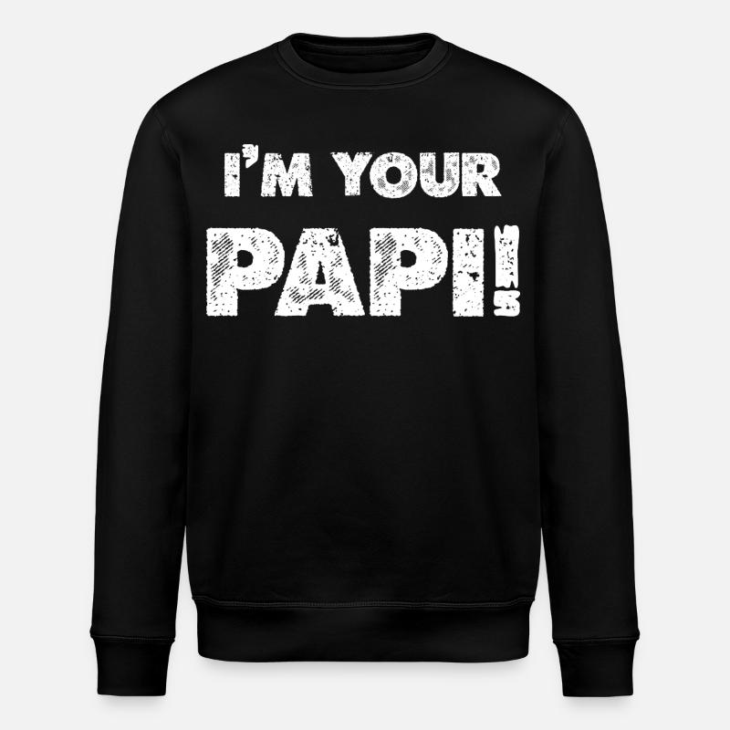 Je suis ton papa - Sweat bio ROLLER Stanley/Stella Unisexe - noir
