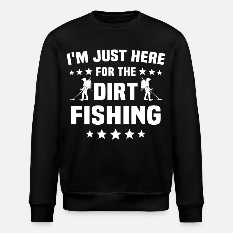 pêche sur terre - Sweat bio ROLLER Stanley/Stella Unisexe - noir