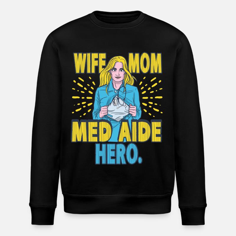 Mère assistante médicale MFA - Sweat bio ROLLER Stanley/Stella Unisexe - noir