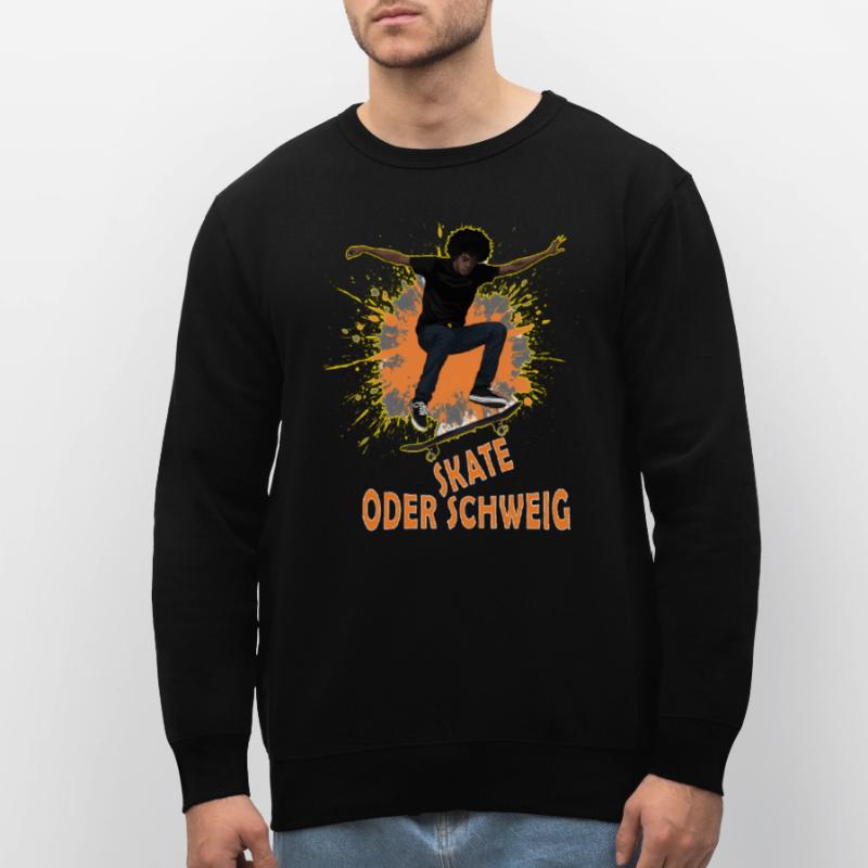 Skate Oder Schweig Splash Stanley/Stella Unisex Bio-Sweatshirt ROLLER