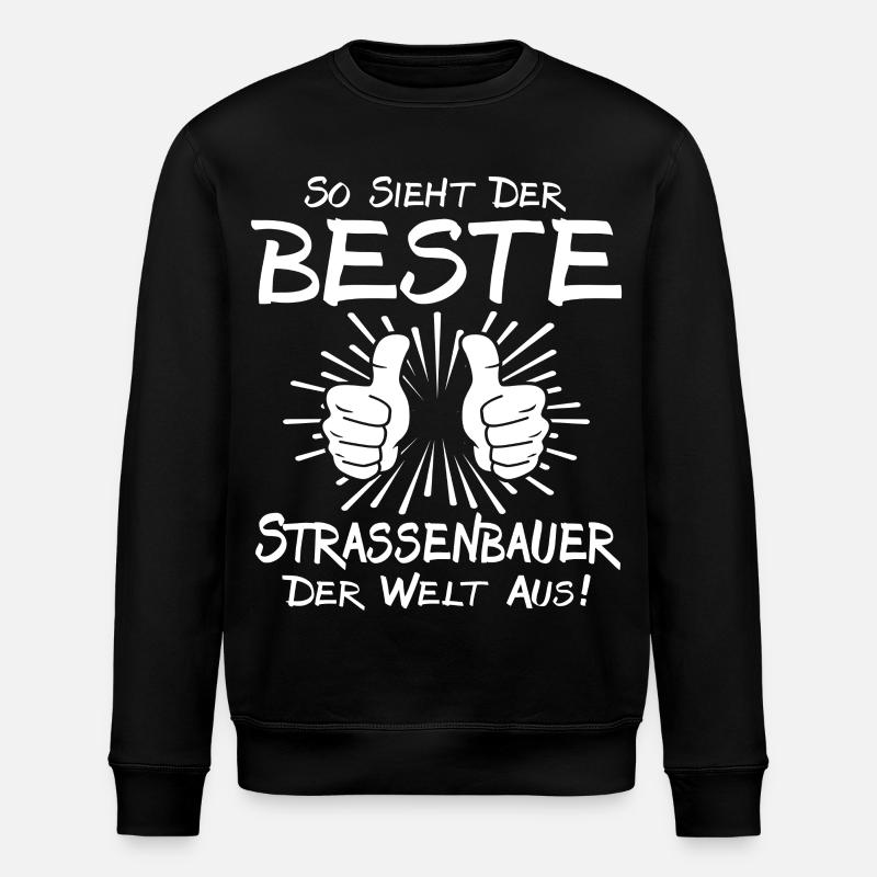 Best road builder - Stanley/Stella ROLLER Unisex Organic Sweatshirt - black