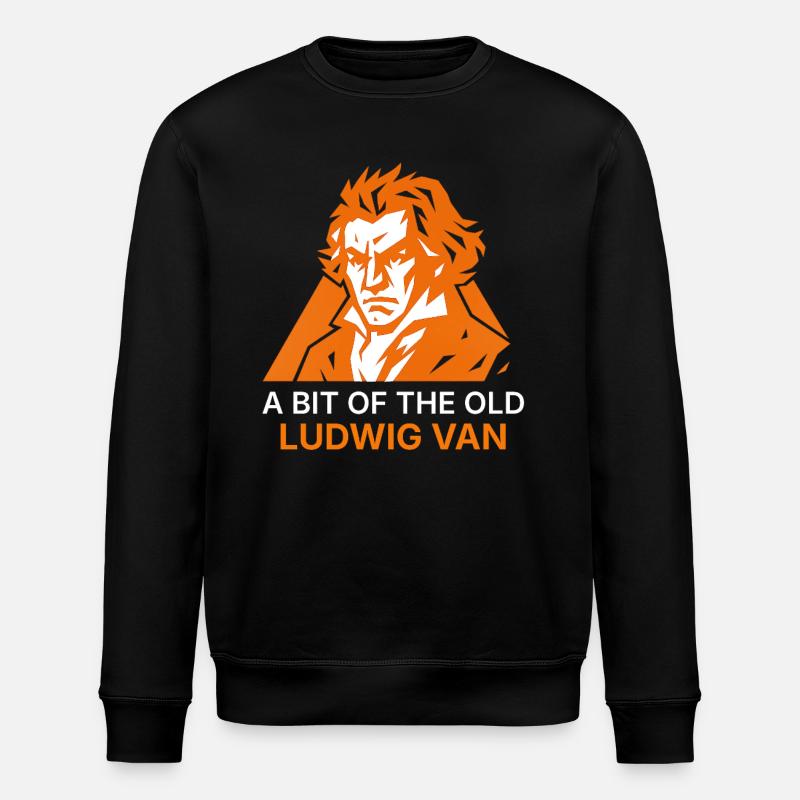 Ein bisschen vom alten Ludwig-Van - Stanley/Stella Unisex Bio-Sweatshirt ROLLER - Schwarz