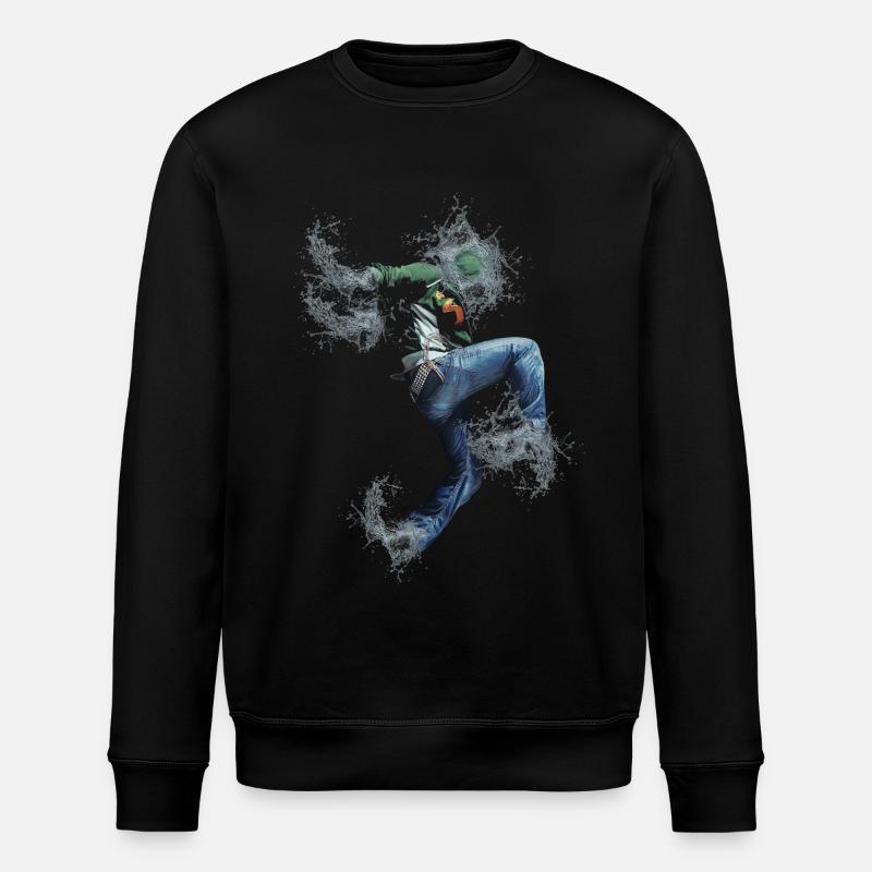 Parkour Boy - Stanley/Stella Unisex Bio-Sweatshirt ROLLER - Schwarz