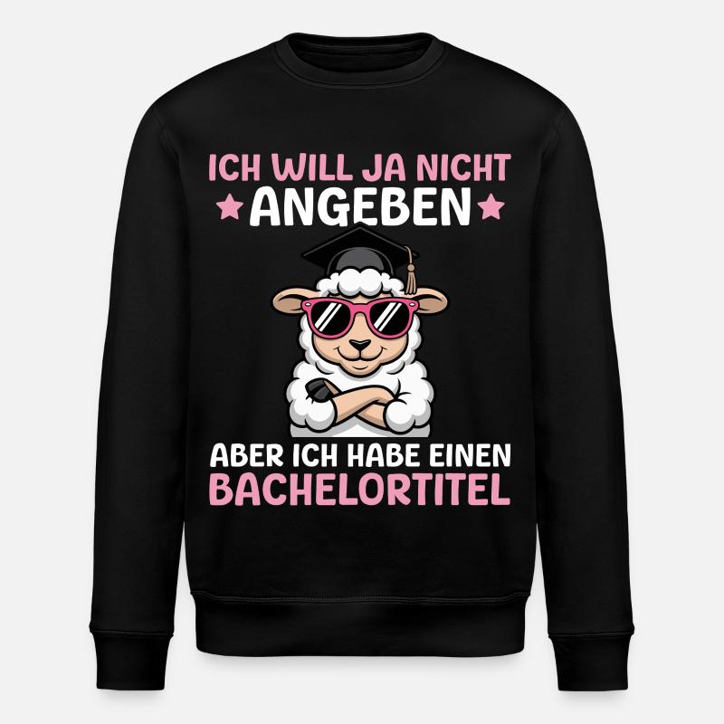Bachelorprüfung Studentin Bachelor Abschluss - Stanley/Stella Unisex Bio-Sweatshirt ROLLER - Schwarz