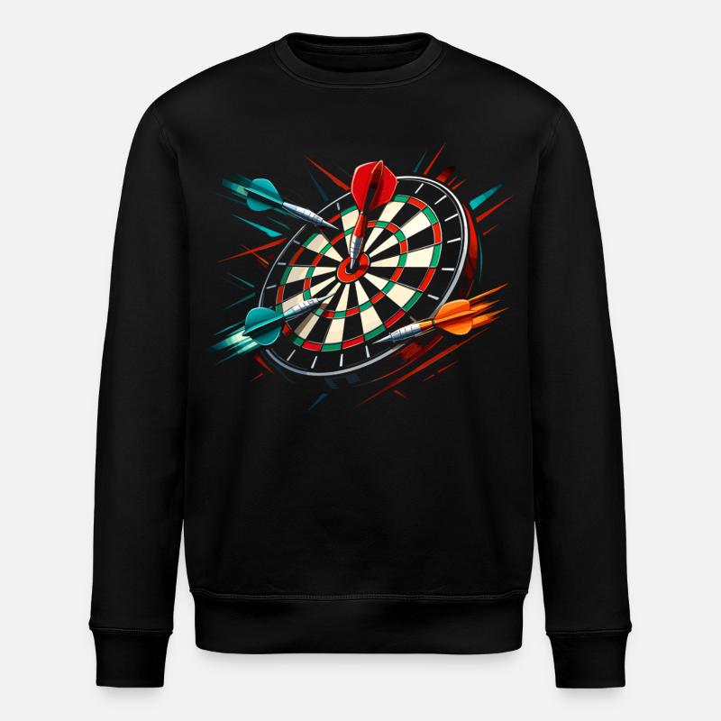 Cadeau drôle de fléchettes - Sweat bio ROLLER Stanley/Stella Unisexe - noir