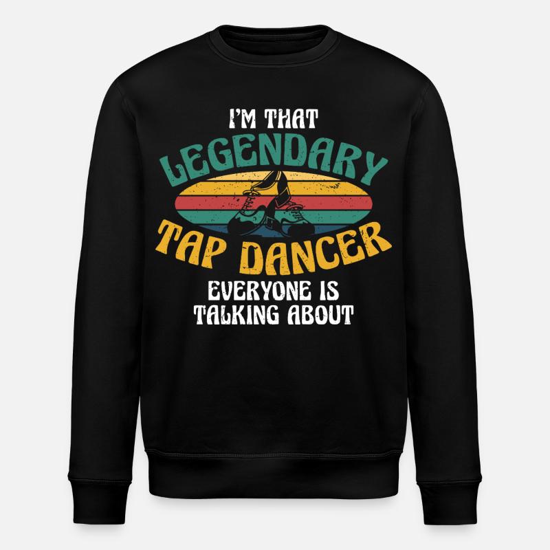 Claquettes Danseuse Danseuse Claquetade Légendaire - Sweat bio ROLLER Stanley/Stella Unisexe - noir