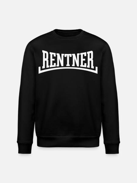 Retirees (Pension/Retirement/Concave/White) - Stanley/Stella ROLLER Unisex Organic Sweatshirt - black